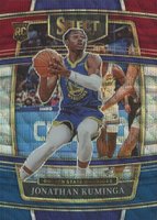 2021 Panini Select #28 Jonathan Kuminga Tri-Color Prizm Basketball Card