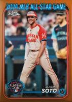2024 Topps Chrome Update 2024 All-Star Game Chrome #7 Juan Soto Gold Refractor Baseball Card
