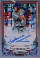 2024 Bowman Sterling Prospect Autographs #PADR Dalton Rushing Refractor Baseball Card