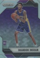 2016 Panini Prizm #131 Brandon Ingram Silver Prizm Basketball Card