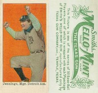 1910 Mello-Mint # Hugh Jennings Baseball Card