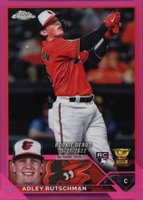 2023 Topps Chrome Update #USC1 Adley Rutschman Pink Refractor Baseball Card