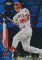 2020 Topps Chrome Sapphire Edition #1 Mike Trout Baseball Card