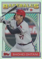 2020 Finest Flashbacks #13 Shohei Ohtani Refractor Baseball Card