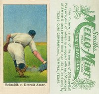 1910 Mello-Mint # Boss Schmidt Baseball Card