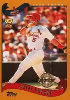 2002 Topps #160 Albert Pujols Home Team Advantage-Back Photo Corrected Baseball Card