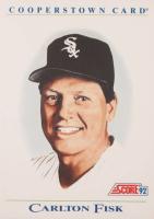 1992 Score Factory Set Inserts #B8 Carlton Fisk Cooperstown Baseball Card