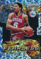 2019 Panini Prizm Fearless #17 Julius Erving Fast Break Basketball Card