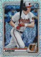 2020 Bowman Draft #BD122 Heston Kjerstad Chrome-Asia Refractor Baseball Card