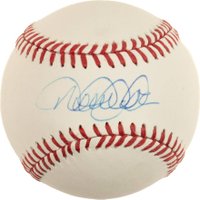 1999 Hall of Fame Autographs # Derek Jeter Ball Baseball Card