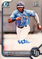 2022 Bowman Chrome Prospect Autographs #CPAEC Estanli Castillo Baseball Card