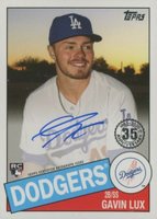 2020 Topps 1985 Topps 35th Anniversary Autographs #85AGL Gavin Lux Baseball Card