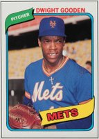 1990 Baseball Card Boom Magazine Repli-Cards #2 Dwight Gooden Hand Cut Baseball Card