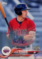 2018 Topps Pro Debut #30 Brent Rooker Autograph Baseball Card