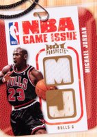 2008 Fleer Hot Prospects NBA Game Issue Jerseys #NBAMJ Michael Jordan Basketball Card