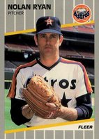 1989 Fleer Glossy #368 Nolan Ryan Baseball Card
