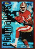 1996 Finest #175 Jerry Rice Refractor Football Card