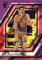 2022 Panini Flux #243 Chet Holmgren Red Cracked Ice Basketball Card