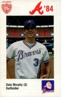 1984 Atlanta Braves Police #3 Dale Murphy Baseball Card