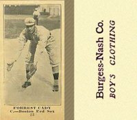 1916 Burgess-Nash Co. #25 Forrest Cady Baseball Card
