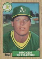 1987 Topps #649 Mickey Tettleton Baseball Card