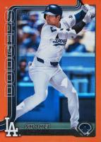 2025 Topps #1 Shohei Ohtani Orange Rainbow Foil Baseball Card