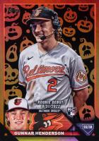 2023 Topps Update #US18 Gunnar Henderson Jack-O'-Lantern Foil Baseball Card
