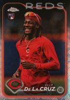 2024 Topps Chrome Logofractor Edition #44 Elly de La Cruz Variation Baseball Card