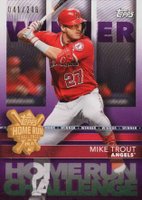 2020 Topps Home Run Challenge #HRC24 Mike Trout Winner-September Baseball Card
