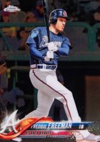 2018 Topps Chrome #23 Freddie Freeman Baseball Card
