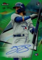 2020 Finest Autographs #FABB Bo Bichette Green Refractor Baseball Card
