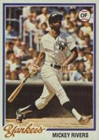 1978 Topps #690 Mickey Rivers Baseball Card