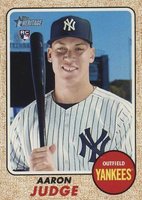 2017 Topps Heritage  #214 Aaron Judge Rookie Baseball Card