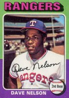 1975 Topps Mini #435 Dave Nelson Baseball Card