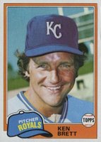1981 Topps #47 Ken Brett Baseball Card