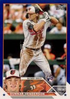 2023 Topps #206 Gunnar Henderson Royal Blue Baseball Card