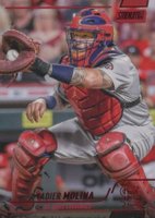 2022 Topps Stadium Club #297 Yadier Molina Red Foil Baseball Card