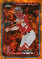 2024 Topps Chrome Sapphire #104 Connor Wong Orange Baseball Card