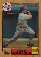 1987 Topps Tiffany #550 Pete Incaviglia Baseball Card