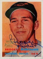 1997 Topps Stars Rookie Reprint #13 Brooks Robinson Autograph Baseball Card