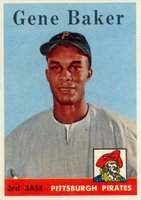 1958 Topps #358 Gene Baker Baseball Card