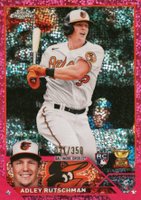 2023 Topps Chrome #1 Adley Rutschman Magenta Speckle Baseball Card