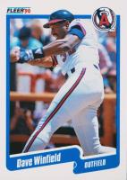 1990 Fleer Update #U-81 Dave Winfield Baseball Card