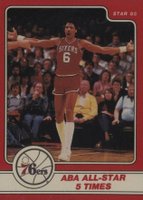 1984 Star Julius Erving #5 Julius Erving Basketball Card