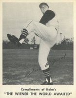 1963 Kahn's Wieners # Bob Friend Baseball Card