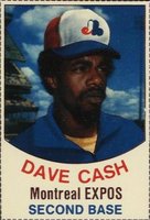 1977 Hostess #133 Dave Cash Hand Cut Baseball Card