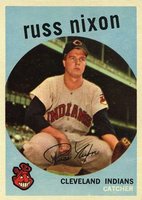 1959 Topps #344 Russ Nixon Baseball Card
