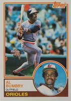 1983 Topps #655 Al Bumbry Baseball Card