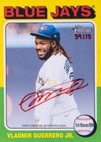 2024 Topps Heritage Real One Autographs #ROAVG Vladimir Guerrero Jr. Red Ink Baseball Card