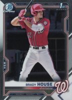 2021 Bowman Draft #BDC186 Brady House Chrome Baseball Card